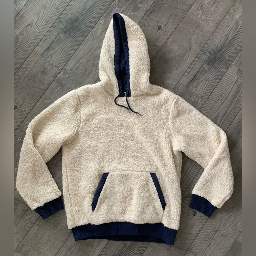 Men’s Old Navy Fluffy Fleece Hoodie Sweatshirt Patagonia style